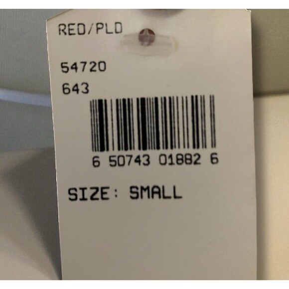 NWT LANZ OF SALZBURG Vintage Flannel Nightgown Red Plaid Cotton Size Small NOS - Picture 4 of 7